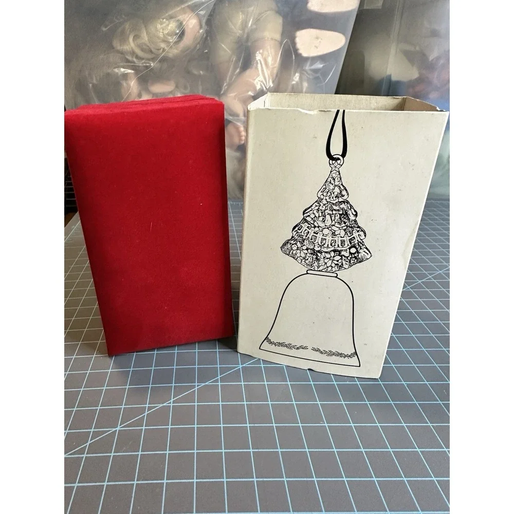 Godinger Gifts of Giving Boxed Silver Christmas Tree Handle Bell Ornament 5